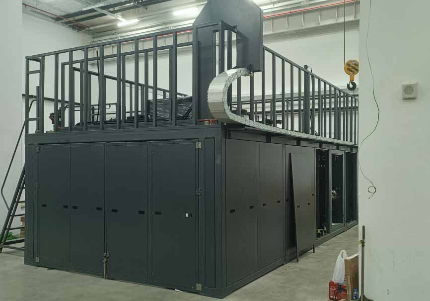 动力电池包底部冲击测试